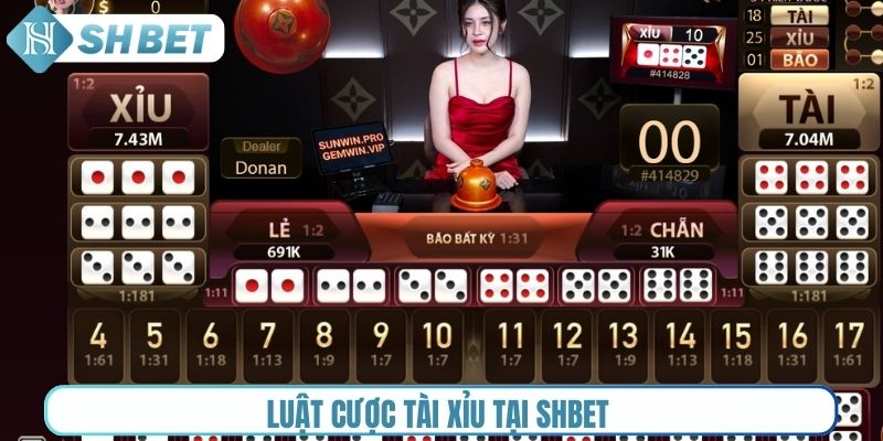 Luật cược Tài Xỉu tại Shbet