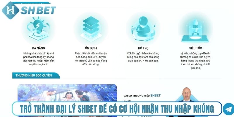 Trở thành đại lý Shbet để có cơ hội nhận thu nhập khủng
